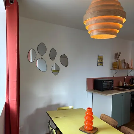 Vinyle Club-retro 70's-6 Pers-terrasse-wifi-parking * Belleme