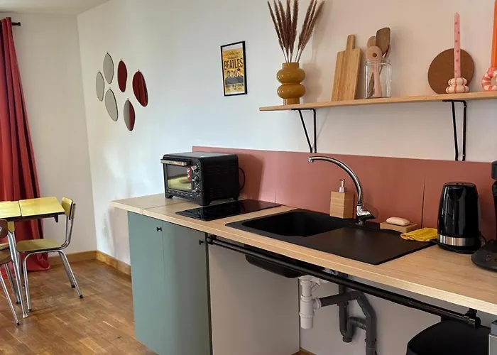 Vinyle Club-rétro 70's-6 Pers-terrasse-wifi-parking Belleme